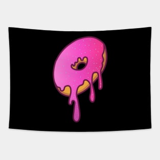 Dripping Galaxy Donut (Pink) Tapestry