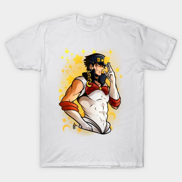 Jojo Star Platinum – Japanese Anime T-shirts – Manga Shirt – Jojo Merch