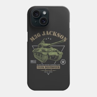 M36 Jackson Tank Destroyer Phone Case