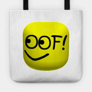 Bolsas De Tela Roblox Noob Oof Teepublic Mx - bolsa kawaii roblox