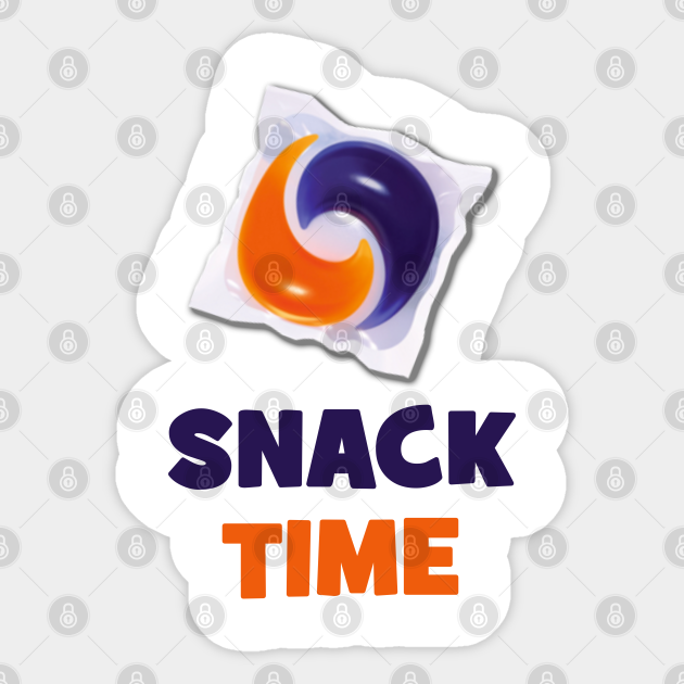Tide Pod Meme Snack Time Tide Pods Meme Sticker Teepublic