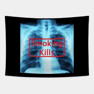 Smoking Kills tee for men and Women Tapestry