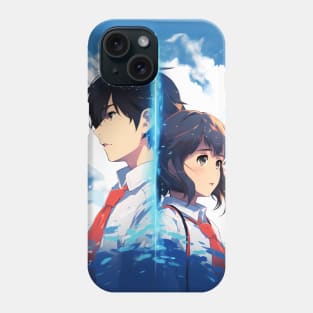 your name fanart anime graphic tee Phone Case