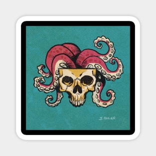 Skull N' Tentacles Magnet