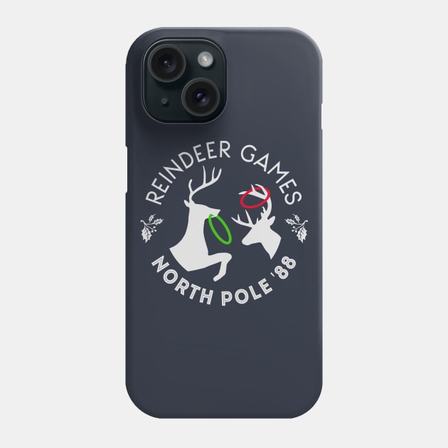 The Reindeer Games Phone Case by sixtee