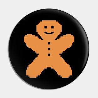 Gingerbread cookie pixel art Pin