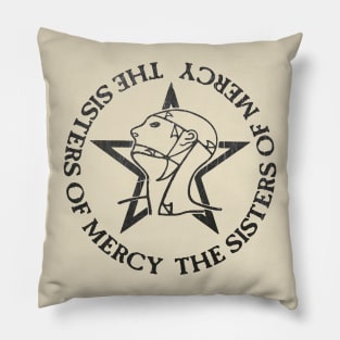 the sister of mercy best black Pillow