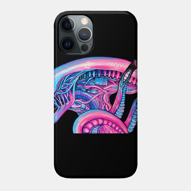 Cotton Candy Alien - Alien - Phone Case