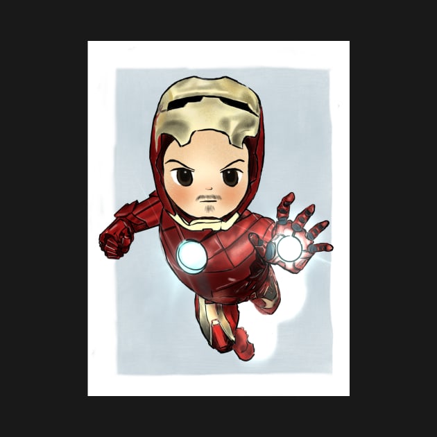 Iron Man chibi by LEYUNART