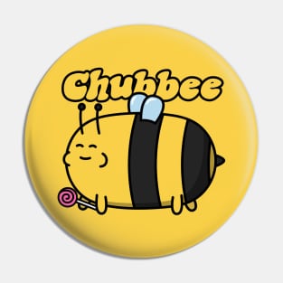 Chubby Bee Pun Chubbee Pin