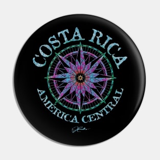 Costa Rica, Compass Rose Pin