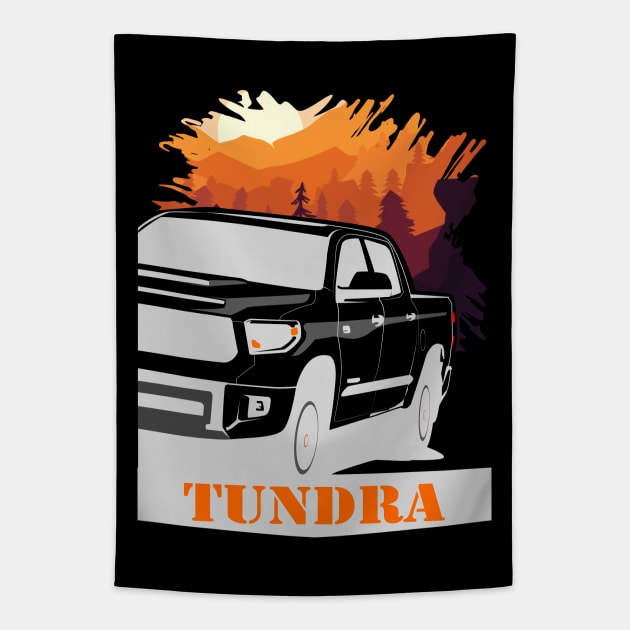 Tundra Offroad Tapestry by gaplexio