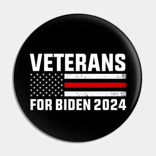 Veterans for Biden 2024 Pin