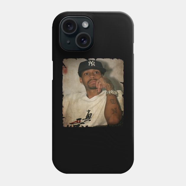 Young Allen Iverson Vintage Phone Case by CAH BLUSUKAN