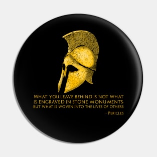 Ancient Greek Philosophy - Pericles Quote - Athenian History Pin