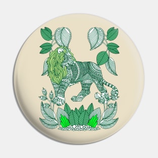 Lion in Nature Pin