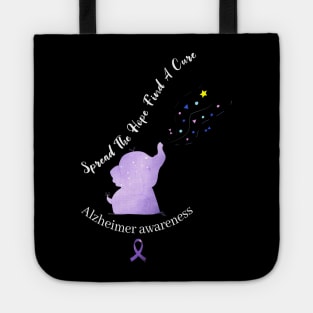 Alzheimer Awareness Spread The Hope Find A Cure Gift Tote