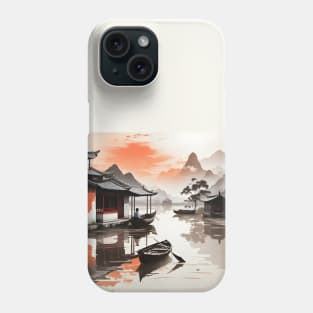 chinese themed art Phone Case