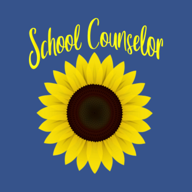 Disover School Counselor Appreciation Gift Sunflower - School Counselor - T-Shirt