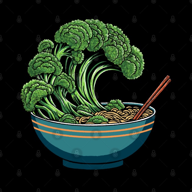 The Great Wave off Broccoli by opippi