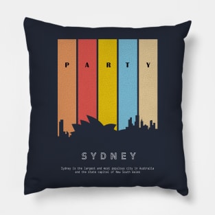 SKYLINE CITY OF SYDNEY Pillow