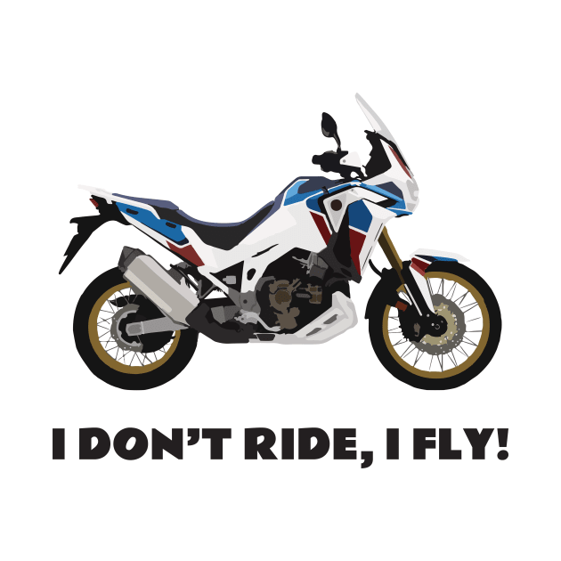 I don't ride, I fly! Honda CRF1100L Africa Twin by WiredDesigns