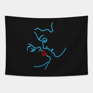 Neon Lovers Tapestry