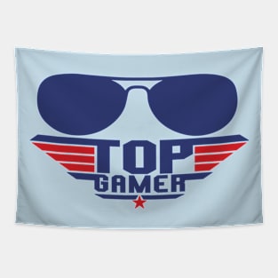 Top Gamer Funny Retro Cool Gaming Tapestry