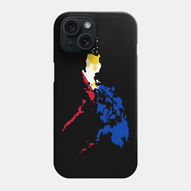 Philippines Flag Map Phone Case by Historia