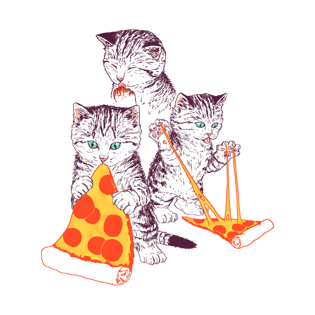 Pizza Kittens by Hillary White Rabbit