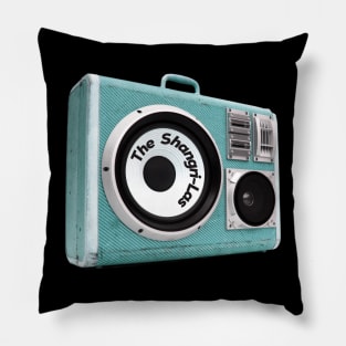 a radio 60s with sticker The Shangri-Las Pillow