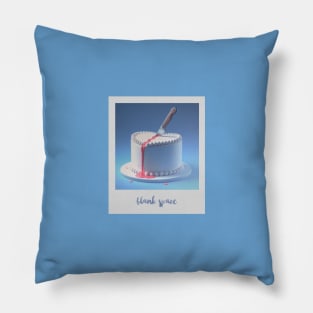 blank space aesthetic Pillow