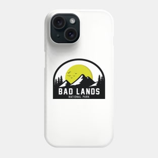 Bad Lands National Park - Authentic Badge Phone Case
