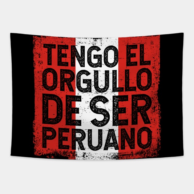 Tengo el orgullo de ser peruano Tapestry by verde