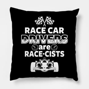 Funny Race Car Driving Slogan F1 Formula One Funny Meme Pillow