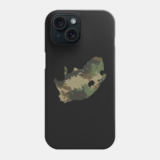 South Africa Map Camo Pattern African Safari Camouflage Phone Case