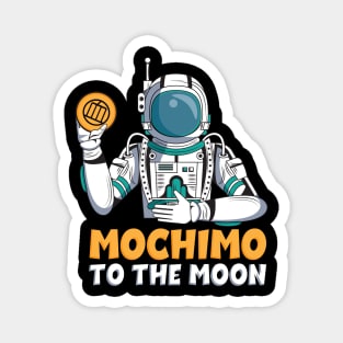 Mochimo to the Moon Astronaut Magnet