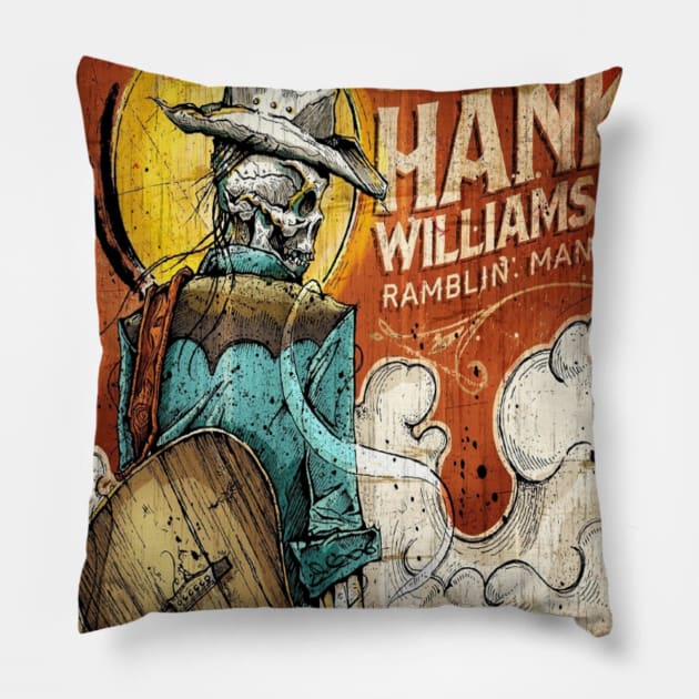 Ramblin' Man Pillow by Missgrace