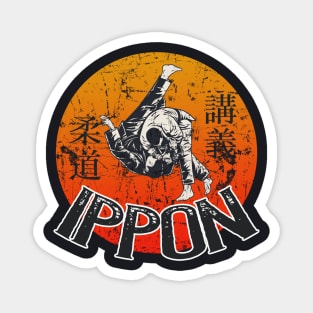 Ippon Judo Judoka Fighter Magnet