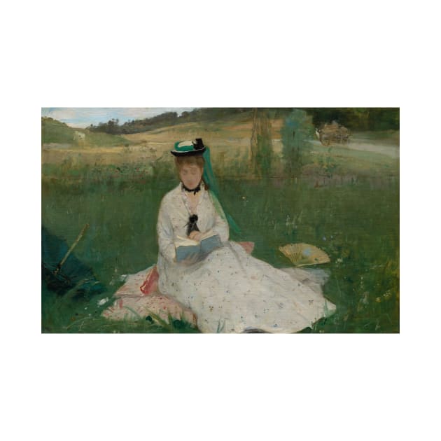 Reading by Berthe Morisot by Classic Art Stall