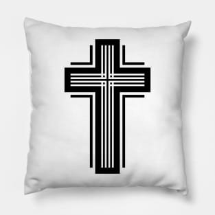 The cross is a symbol of the crucifixion of the Son of God for the sins of mankind. Pillow