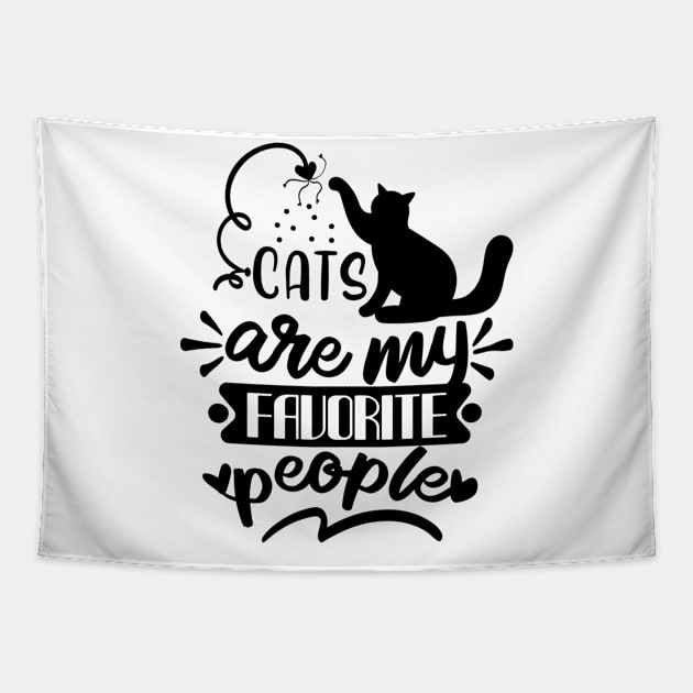 Cats Gift Kitten Cat Lover Tapestry by Foxxy Merch