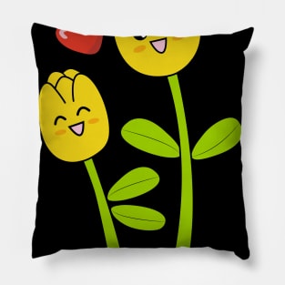 Tulip Plant mom beautiful flower Pillow