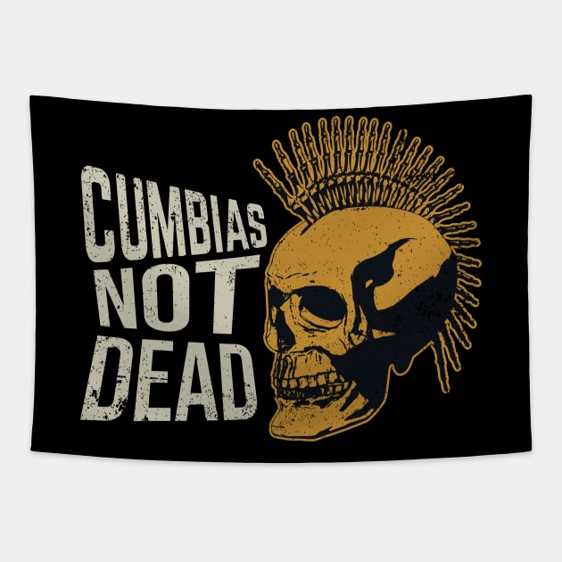 Cumbia's Not Dead - Punk design Tapestry by verde