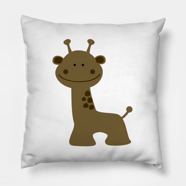 Giraffe Pillow by soniapascual