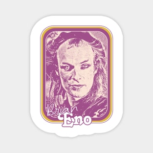 Brian Eno / Retro Fan Art Design Magnet