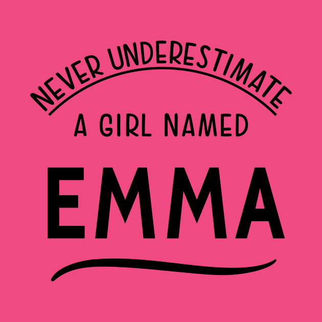 EMMA NEVER UNDERESTIMATE A GIRL NAMED Emma by Scarebaby