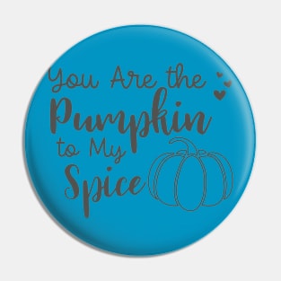 Pumpkin spice fall t-shirt Pin