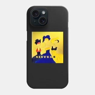 Three Sisters in Yellow Phone Case