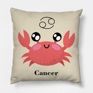 Cute Cancer Zodiac Pillow